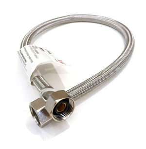 
                  
                    Load image into Gallery viewer, AW FH600 Female Thread 15mm (½&amp;quot;) x 600mm Stainless Steel Braided Flexible Hose
                  
                