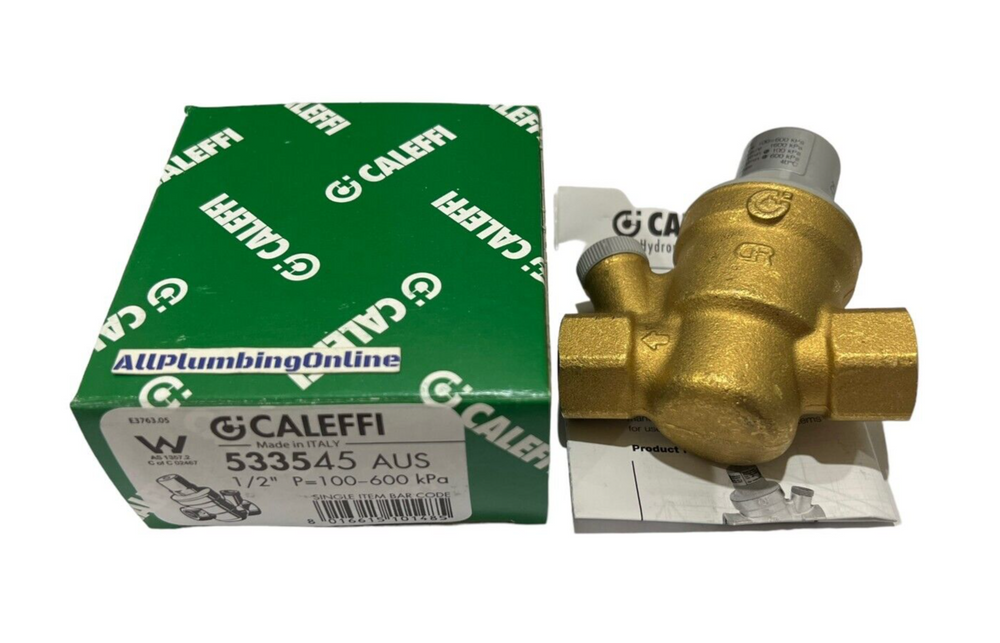 
                  
                    Load image into Gallery viewer, CALEFFI 533545 Inline ½&amp;quot; 15mm Pressure Reducing Valve
                  
                