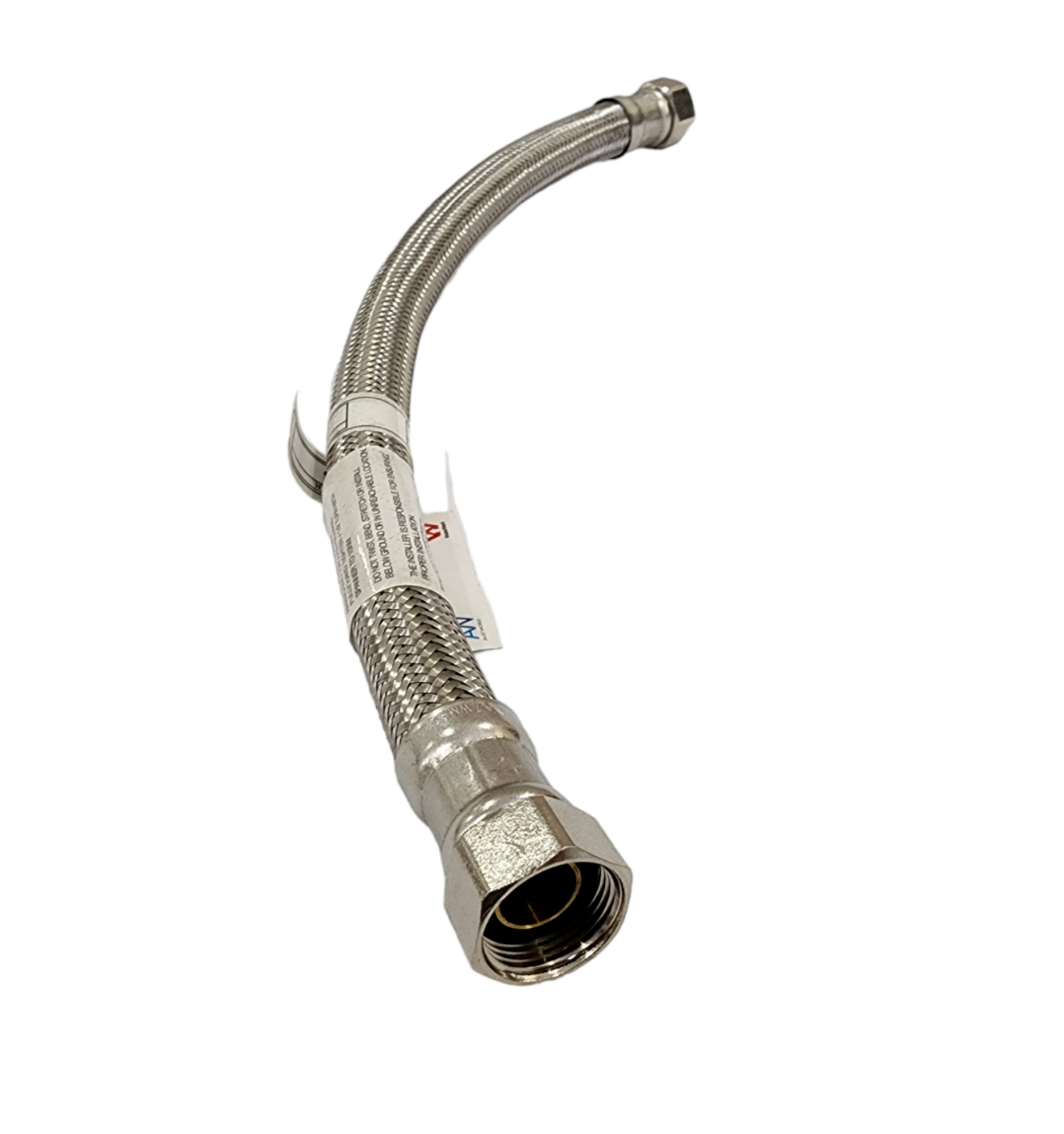 AW FH20500LF Female Thread DN20 500mm Stainless Steel Braided Flexible ...