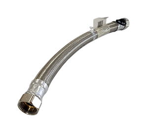 Flexible Water Connector With Elbow Hooker 450mm Braided Pipe Joiner Flexible Water Connector With Elbow Hooker 450mm Braided Pipe Joiner