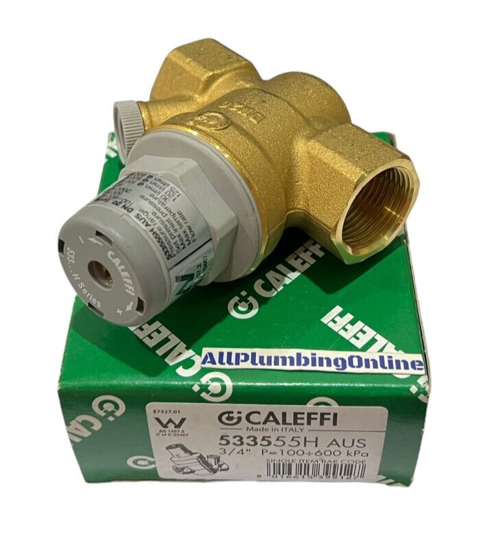 
                  
                    Load image into Gallery viewer, CALEFFI 533555H High Performance ¾&amp;quot; 20mm Pressure Reducing Valve
                  
                