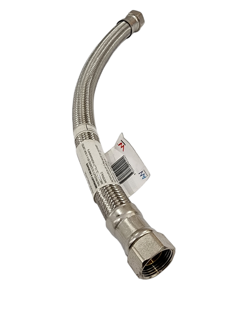 
                  
                    Load image into Gallery viewer, AW FH20450 Female Thread 20mm (¾&amp;quot;) x 450mm Stainless Steel Braided Flexible Hose
                  
                