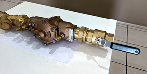 
                  
                    Load image into Gallery viewer, Watts 009-050 50mm 2&amp;quot; RPZ Reduced Pressure Zone Backflow Preventer kits with Unions
                  
                