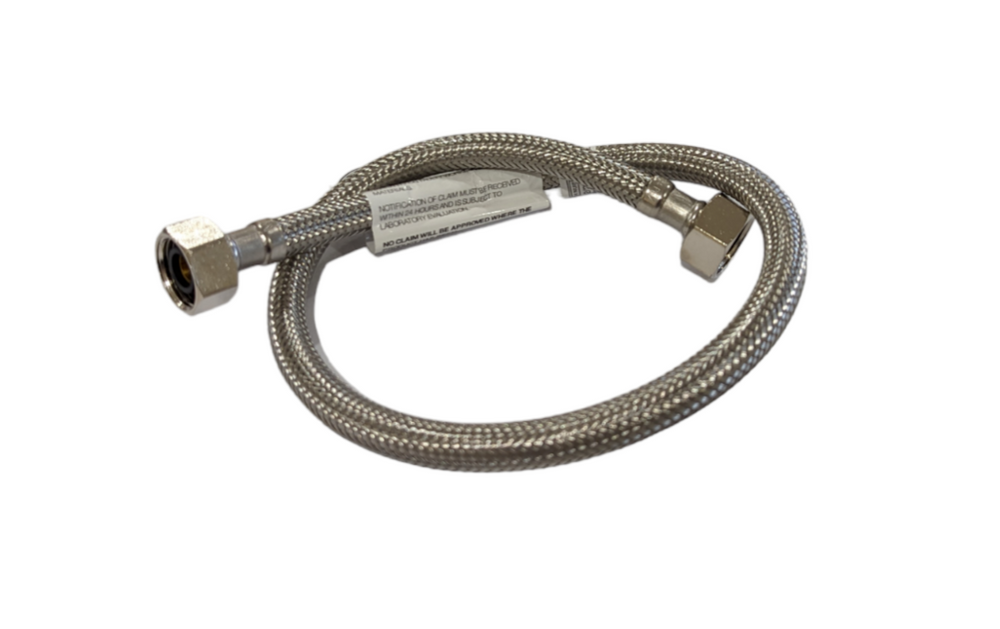 
                  
                    Load image into Gallery viewer, AW FH600 Female Thread 15mm (½&amp;quot;) x 600mm Stainless Steel Braided Flexible Hose
                  
                