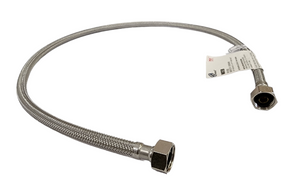 
                  
                    Load image into Gallery viewer, AW FH1000 Female Thread 15mm (½&amp;quot;) x 1000mm Stainless Steel Braided Flexible Hose
                  
                