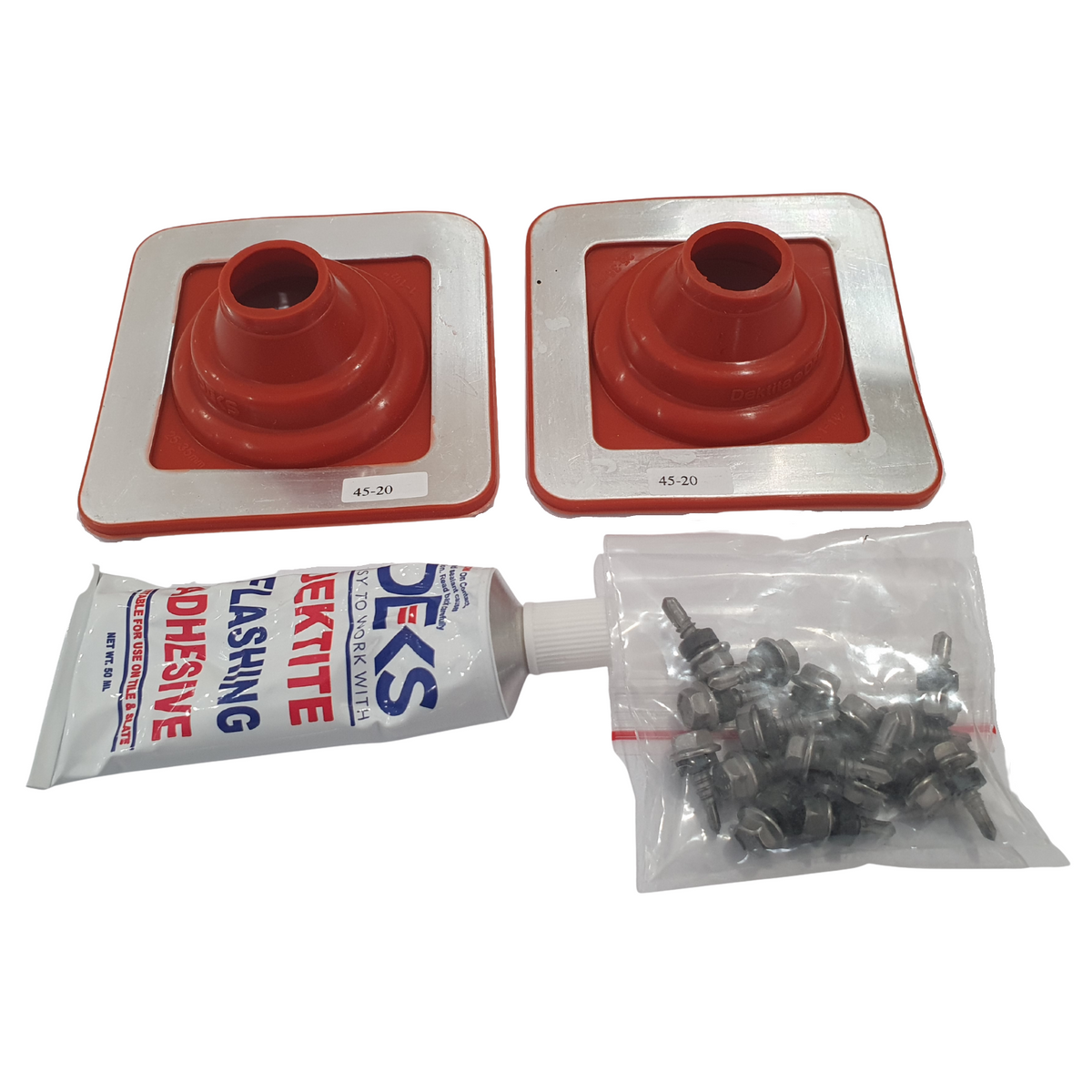 Deks Kit DEKS DSK200RES 25-35mm Silicone Dektite Solar Kit Flashing, Screws & G ...