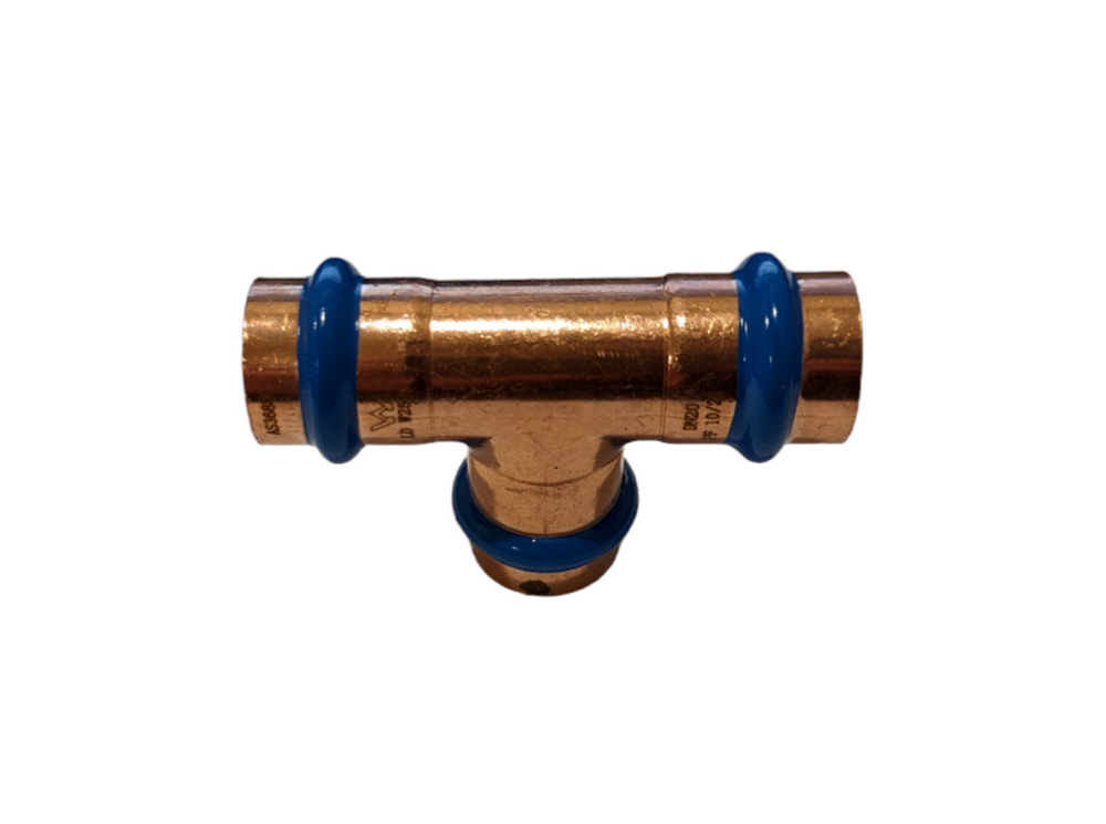 
                  
                    Load image into Gallery viewer, Press Fitting Equal Tee
                  
                