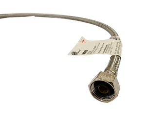 
                  
                    Load image into Gallery viewer, AW FH1000 Female Thread 15mm (½&amp;quot;) x 1000mm Stainless Steel Braided Flexible Hose
                  
                