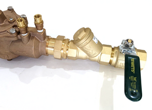 
                  
                    Load image into Gallery viewer, Watts 009-032-ULBS 32mm 1¼&amp;quot; RPZ Reduced Pressure Zone Backflow Preventer kits Assembly Inlet
                  
                