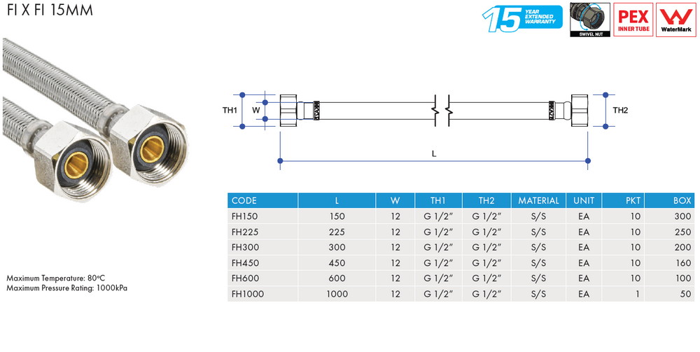 
                  
                    Load image into Gallery viewer, AW Flexible Hose Range
                  
                