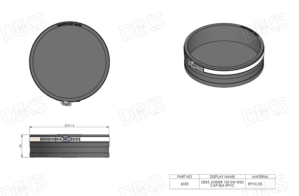 
                  
                    Load image into Gallery viewer, EW Pipe Rubber End Cap 
                  
                