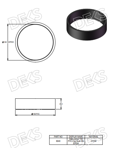 PVC Rubber Joiner Bush