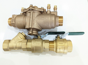 
                  
                    Load image into Gallery viewer, Watts 009-050 50mm 2&amp;quot; RPZ Reduced Pressure Zone Backflow Preventer kits exc Unions
                  
                