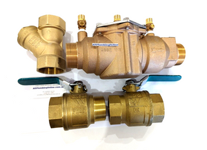 
                  
                    Load image into Gallery viewer, Watts 007-050 50mm 2&amp;quot; DCV Double Check Valve Backflow Preventer Kits exc Unions
                  
                