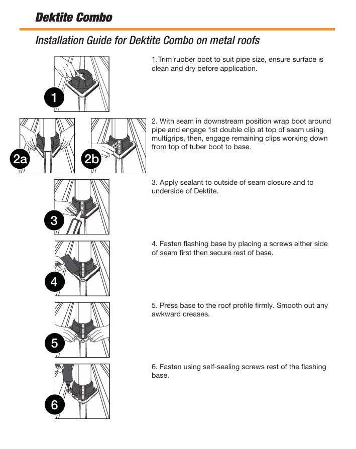 
                  
                    Load image into Gallery viewer, Deks retrofit roof flashing
                  
                