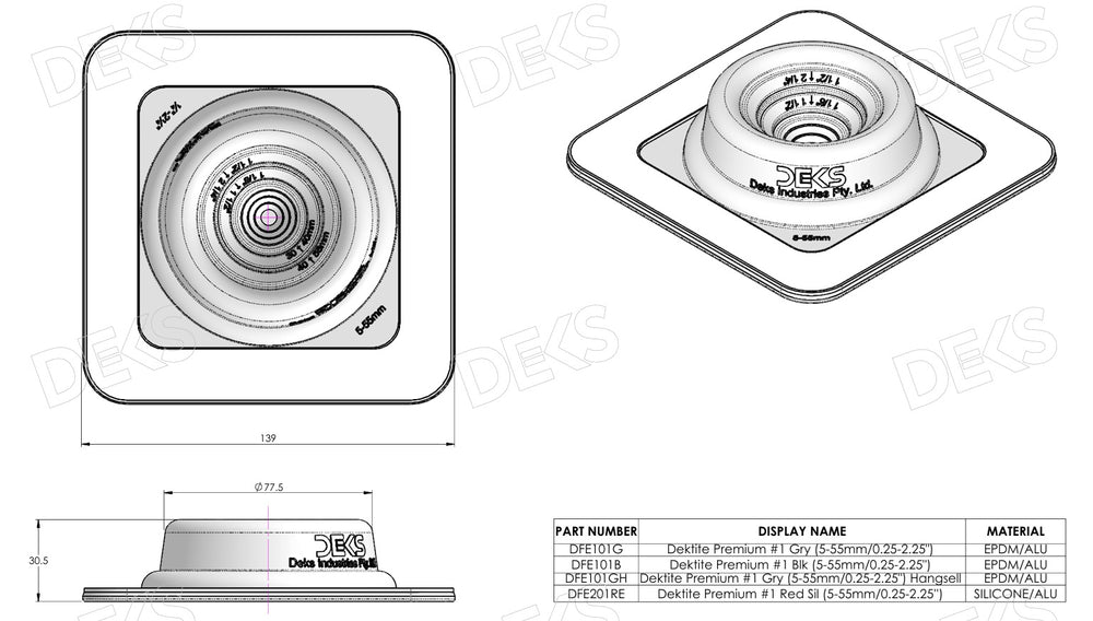 
                  
                    Load image into Gallery viewer, Deks Roof Flashing
                  
                