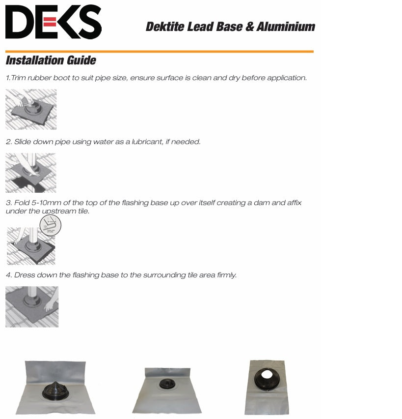 
                  
                    Load image into Gallery viewer, Deks Nulead roof flashing
                  
                