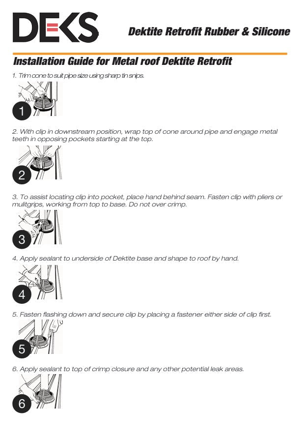 
                  
                    Load image into Gallery viewer, Deks Roof Flashing
                  
                