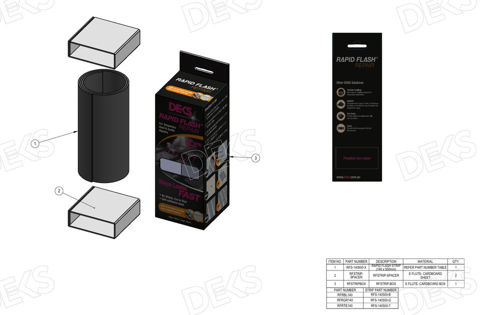 
                  
                    Load image into Gallery viewer, Deks roof flashing roll
                  
                