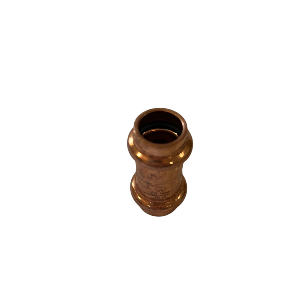 
                  
                    Load image into Gallery viewer, 4CPC015 Copper Water Press fitting 15mm ½&amp;quot; Straight Coupling
                  
                
