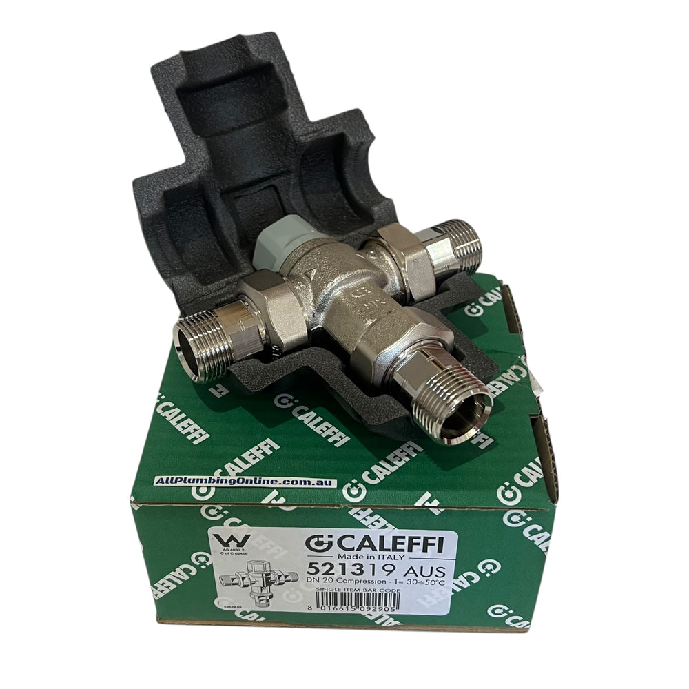 
                  
                    Load image into Gallery viewer, CALEFFI 521319 20mm Standard Tempering Mix Valve
                  
                