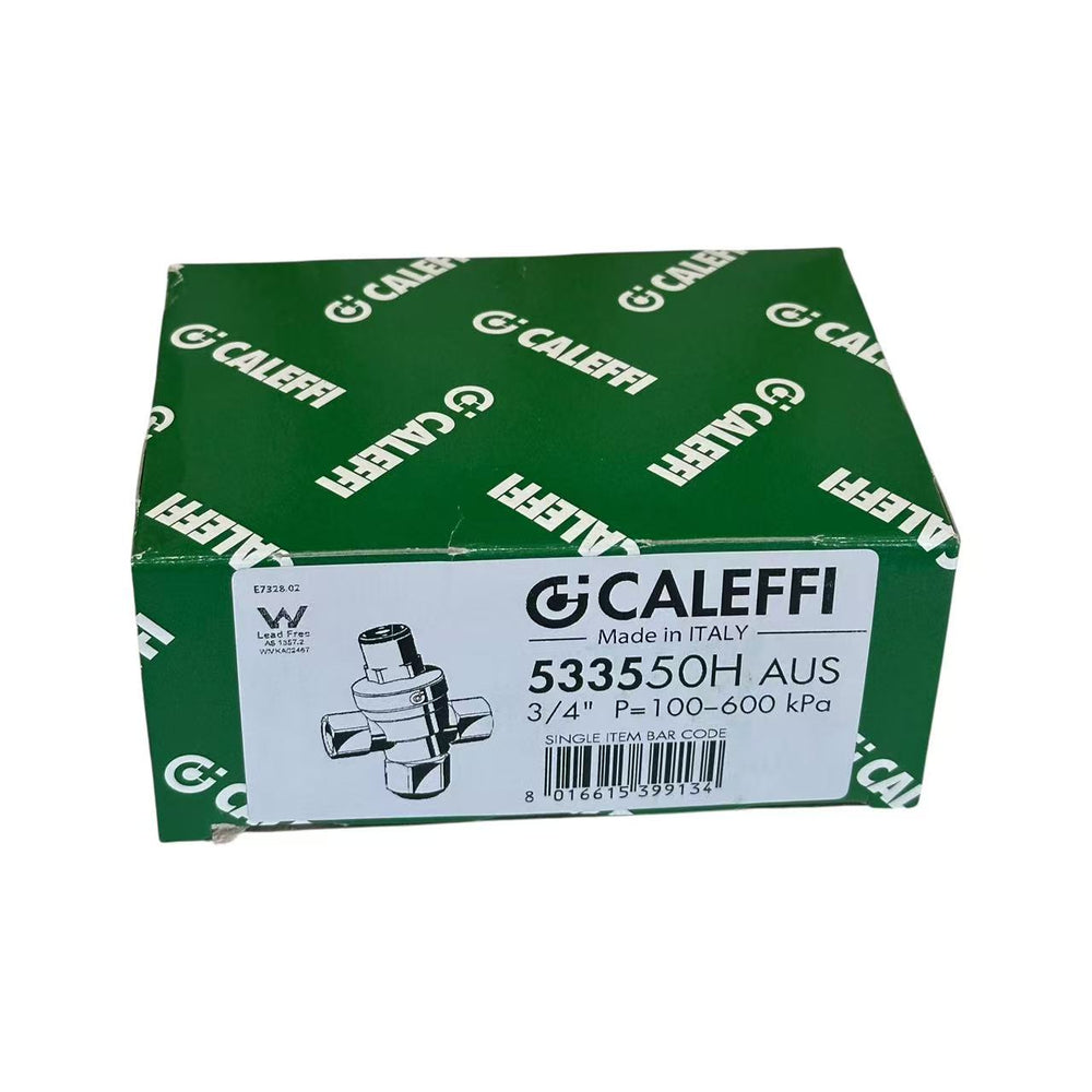 
                  
                    Load image into Gallery viewer, CALEFFI 533550H High Performance 20mm 3-Way Pressure Reduction Valve 100-500kPa Adjustable
                  
                