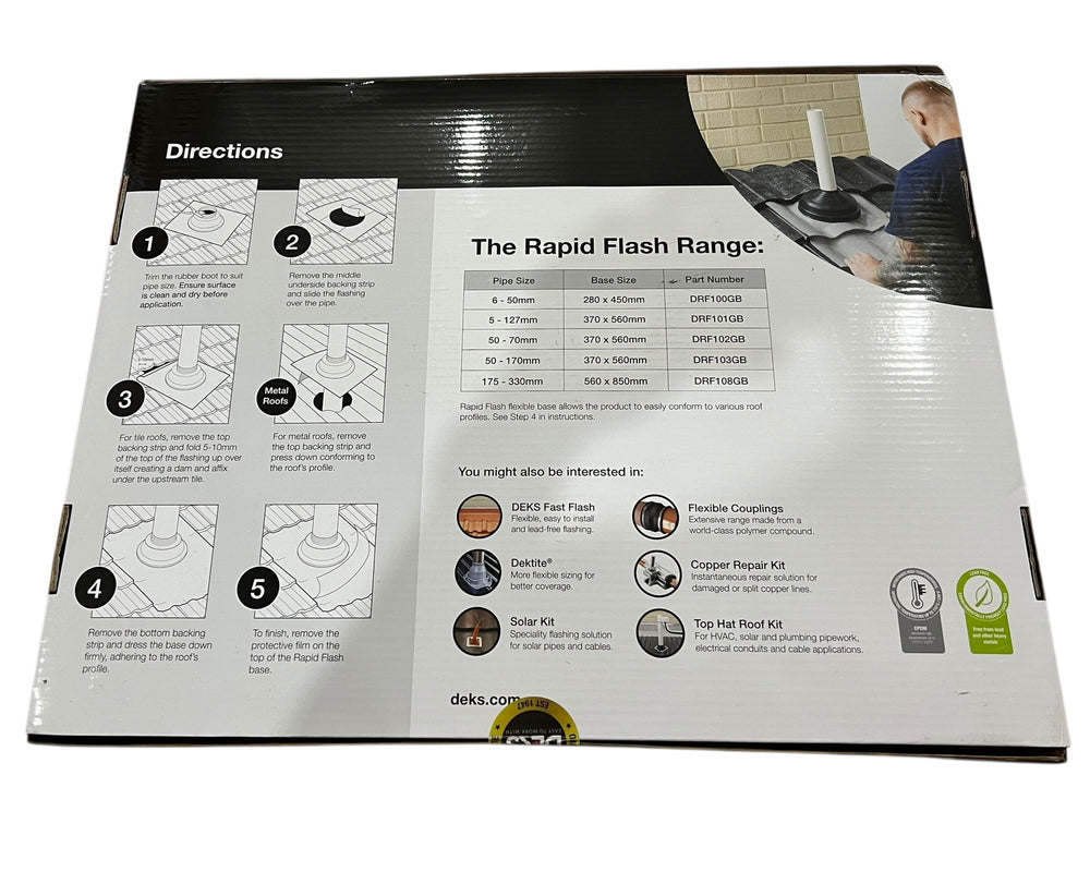 
                  
                    Load image into Gallery viewer, Deks tile roof flashing
                  
                