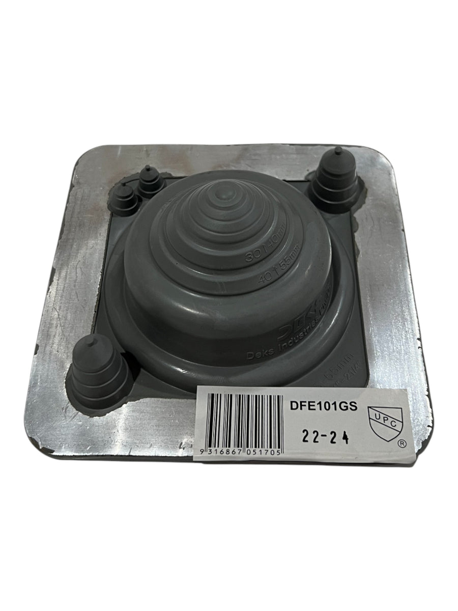 DEKS Grey DFE101GS 5-55mm Solar Dektite Metal Roof Flashing – All ...