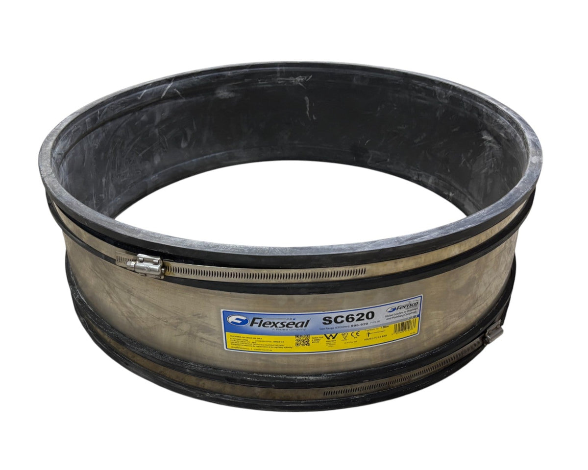 Fernco Flexseal SC620 Shear Banded Coupling for 595-620 mm OD Pipe ...