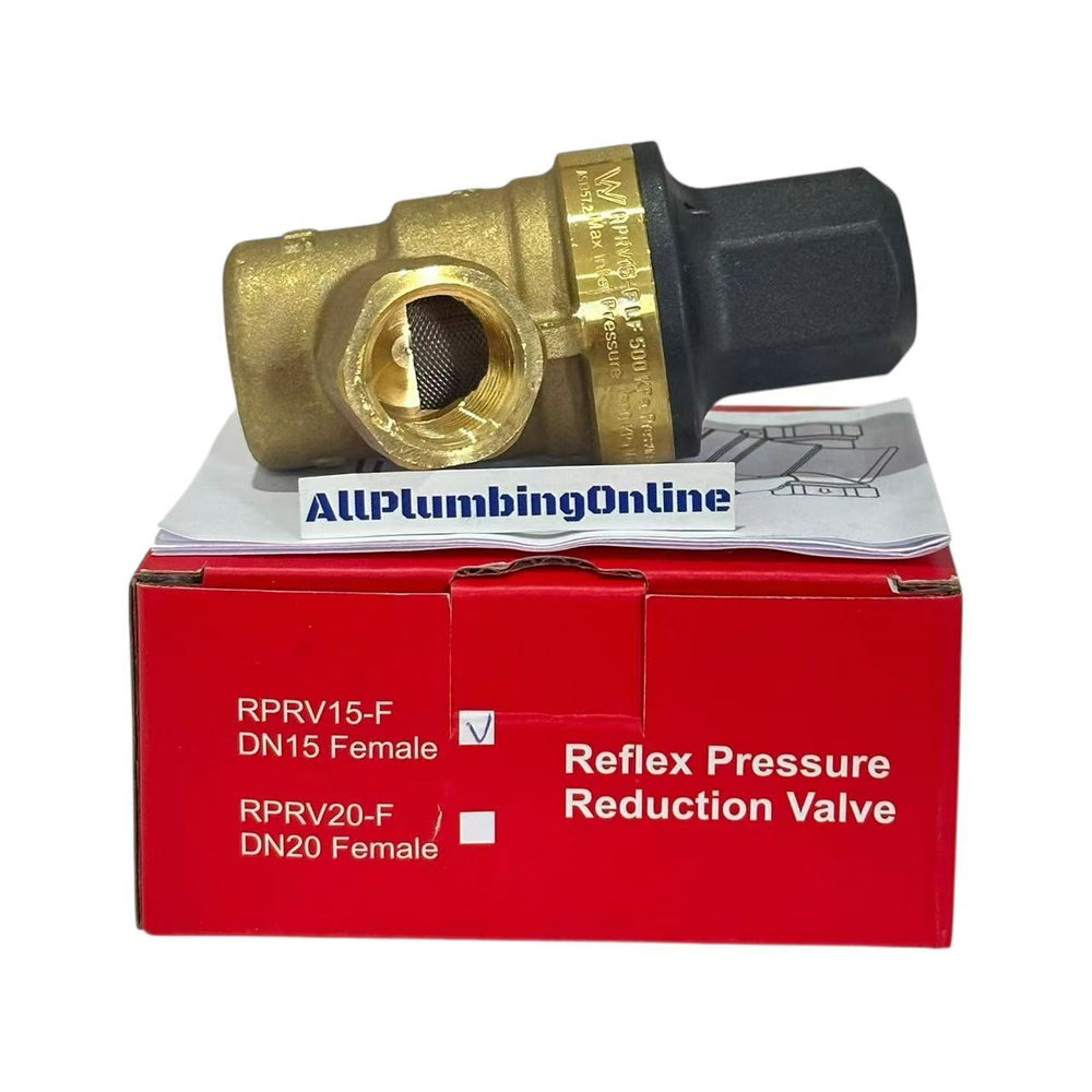 
                  
                    Load image into Gallery viewer, RPRV15-F Inline 15mm Pressure Reduction Valve, 150-600kPa Adjustable
                  
                