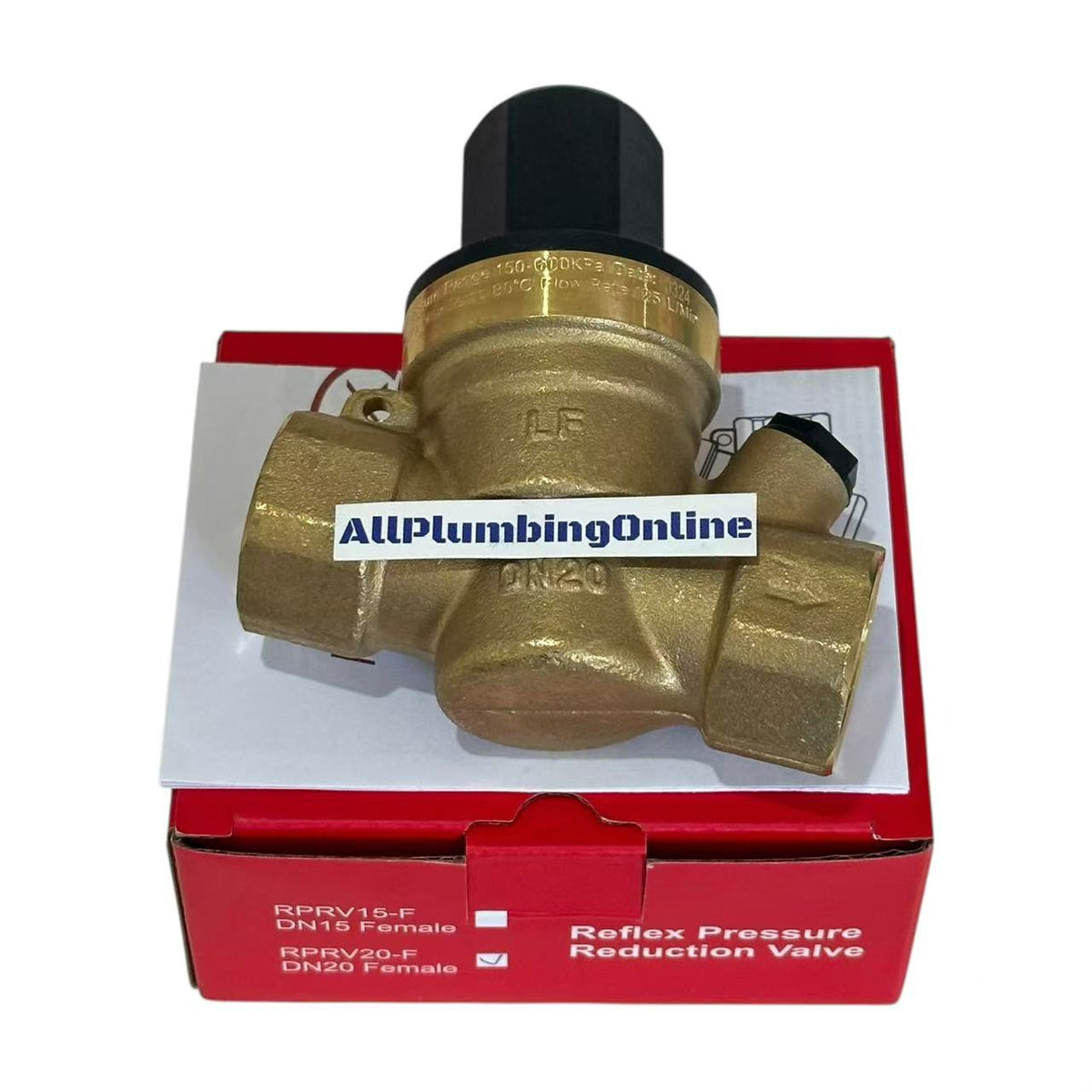 Reflex RPRV20-F Inline 20mm Pressure Reduction Valve, 150-600kPa Adjus ...