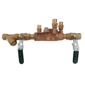 
                  
                    Load image into Gallery viewer, Watts 007-015-LBS 15mm ½&amp;quot; DCV Double Check Valve Backflow Preventer Kits Assembled exc Unions
                  
                