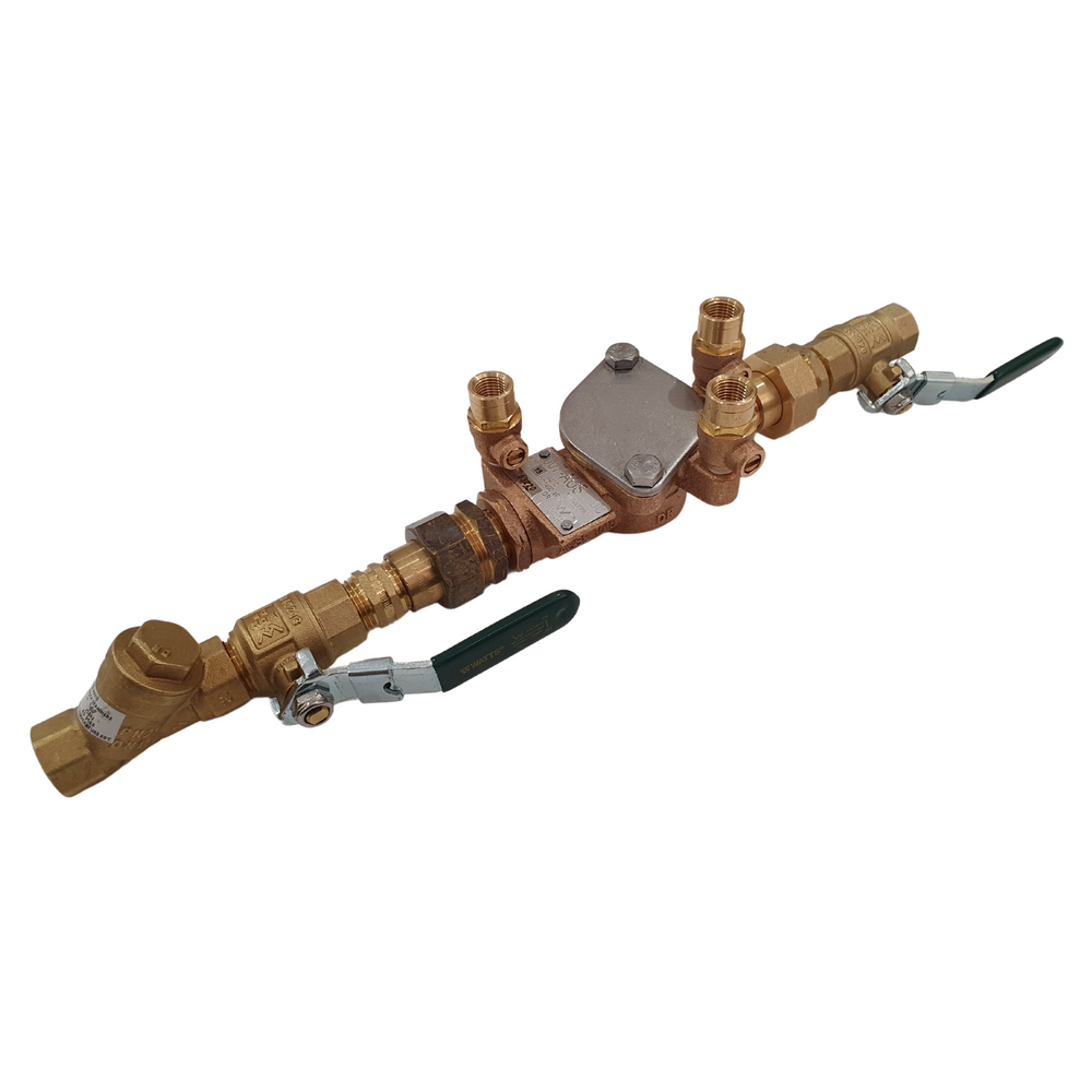 
                  
                    Load image into Gallery viewer, Watts 007-015-ULBS 15mm ½&amp;quot; DCV Double Check Valve Backflow Preventer Kits with Unions Assembly
                  
                