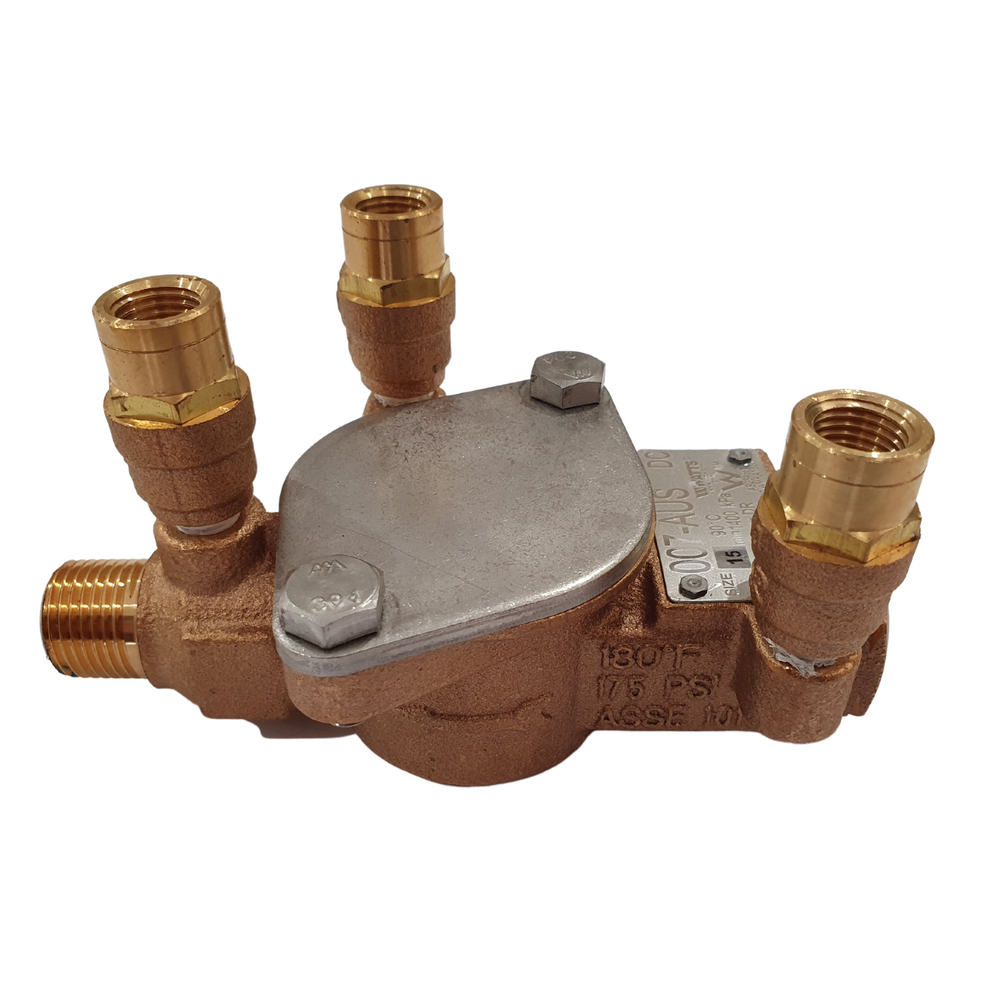 
                  
                    Load image into Gallery viewer, Watts 007-015 15mm ½&amp;quot; DCV Double Check Valve Backflow Preventer Device Body
                  
                