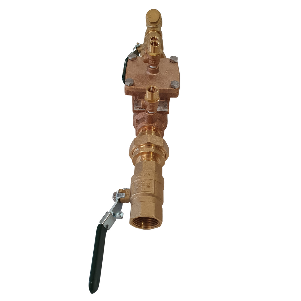 
                  
                    Load image into Gallery viewer, Watts 007-025-ULBS 25mm 1&amp;quot; DCV Double Check Valve Backflow Preventer Kits Assembly Outlet
                  
                