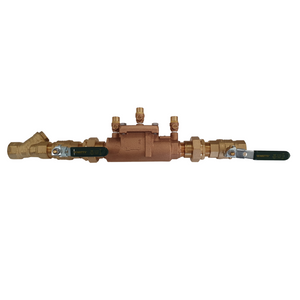 
                  
                    Load image into Gallery viewer, Watts 007-025-ULBS 25mm 1&amp;quot; DCV Double Check Valve Backflow Preventer Kits Assembly Side View
                  
                