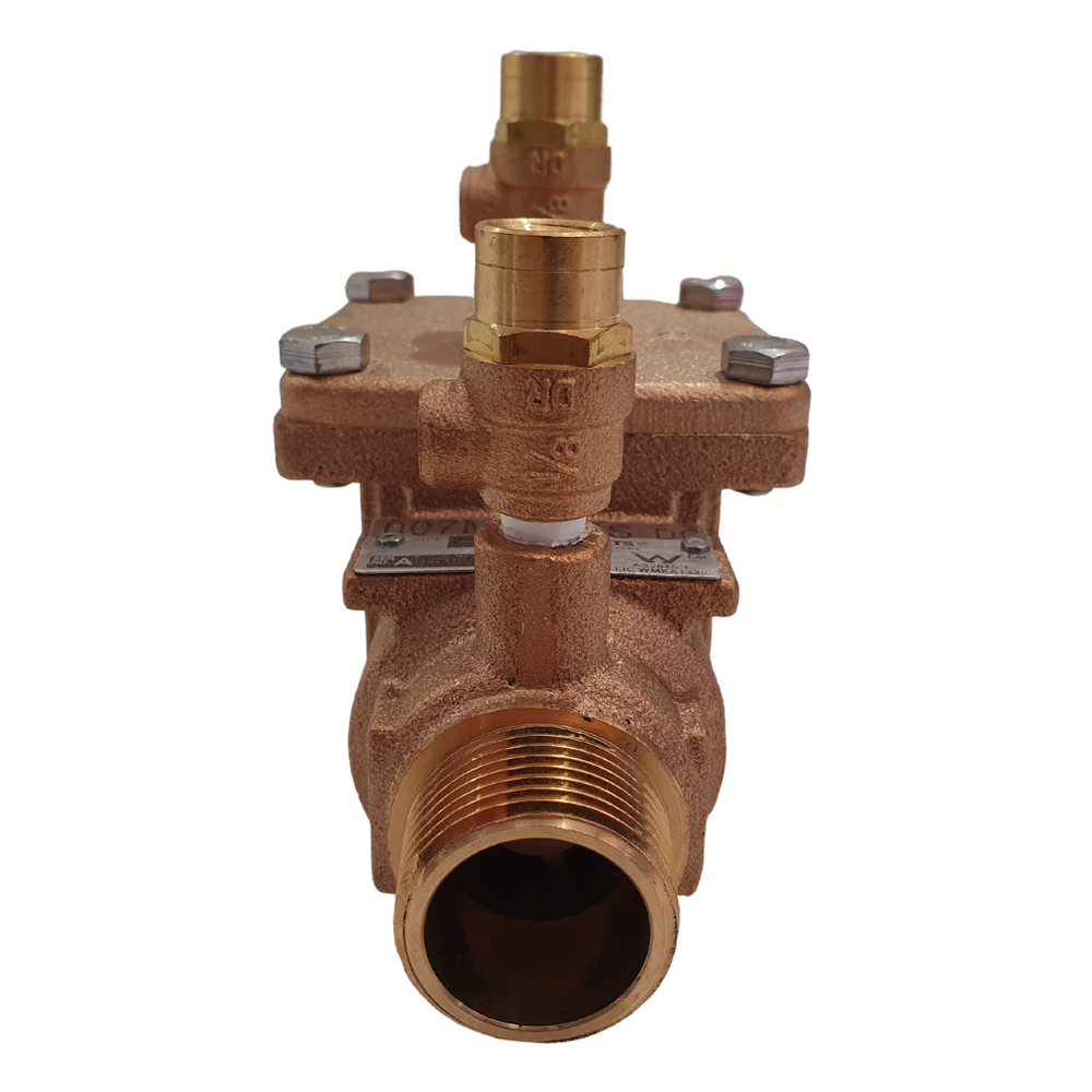 
                  
                    Load image into Gallery viewer, Watts 007-025 25mm 1&amp;quot; DCV Double Check Valve Backflow Preventer Device Inlet
                  
                