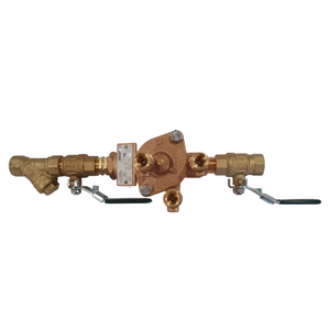 
                  
                    Load image into Gallery viewer, Watts 009-015-LBS 15mm ½&amp;quot; RPZ Reduced Pressure Zone Backflow Preventer Kits Assembly Top View
                  
                