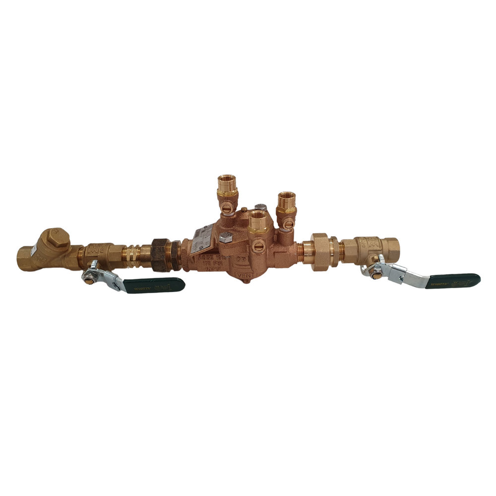 
                  
                    Load image into Gallery viewer, Watts 009-015-ULBS 15mm ½&amp;quot; RPZ Reduced Pressure Zone Backflow Preventer Kits Assembly
                  
                