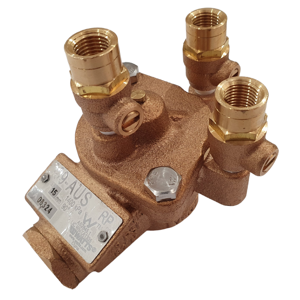 
                  
                    Load image into Gallery viewer, Watts 009-015 15mm ½&amp;quot; RPZ Reduced Pressure Zone Backflow Preventer Device 
                  
                