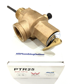 
                  
                    Load image into Gallery viewer, AVG PTR25/400 25mm (1&amp;quot;) 400kPa Commercial PTR Pressure Temperature Relief Valve
                  
                