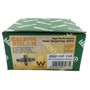 
                  
                    Load image into Gallery viewer, CALEFFI 15mm 1/2&amp;quot; Solar Rated High Performance Tempering Mixing Valve
                  
                