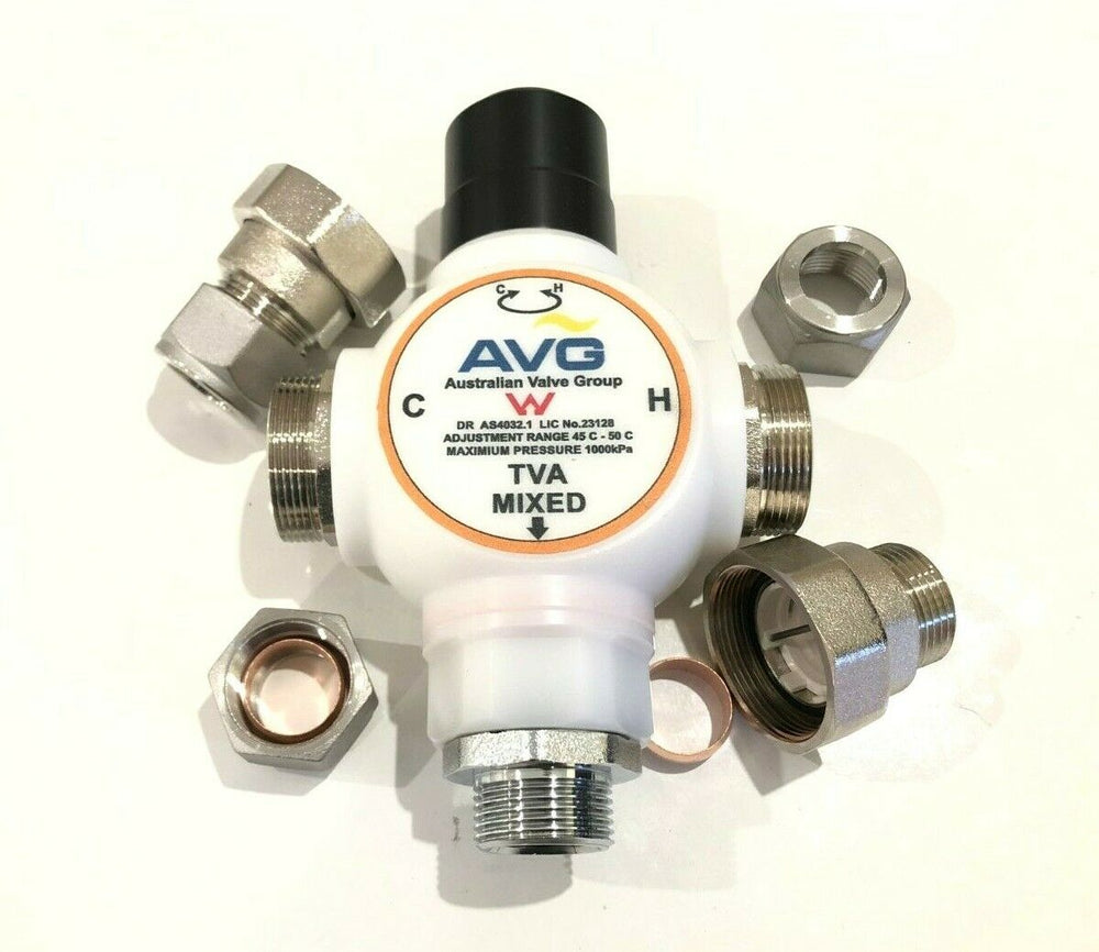 
                  
                    Load image into Gallery viewer, AVG Commercial TVA20HF 20mm ¾&amp;quot; HI-FLO Tempering Mixing Valve
                  
                