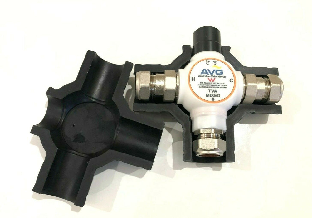 
                  
                    Load image into Gallery viewer, AVG Commercial TVA25HF 25mm 1&amp;quot; HI-FLO Tempering Mixing Valve
                  
                