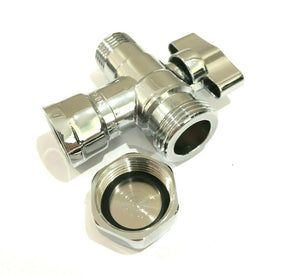 
                  
                    Load image into Gallery viewer, AVG BVT-15 15MIx15MIx20FI Three Way Ball Valve Tee with Non Return Check Valve
                  
                