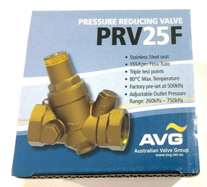 
                  
                    Load image into Gallery viewer, AVG PRV25F Inline Pressure Reducing Valve 25mm 1&amp;quot; Female Thread
                  
                