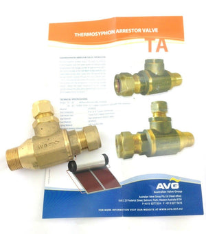 
                  
                    Load image into Gallery viewer, AVG Thermal Arrestor TA Valve TA20-15C for Roof Top Thermosiphon Solar Hot Water
                  
                