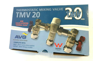 
                  
                    Load image into Gallery viewer, AVG TMV20 Watermarked 20mm 3/4&amp;quot; Thermostatic Mixing Valve
                  
                