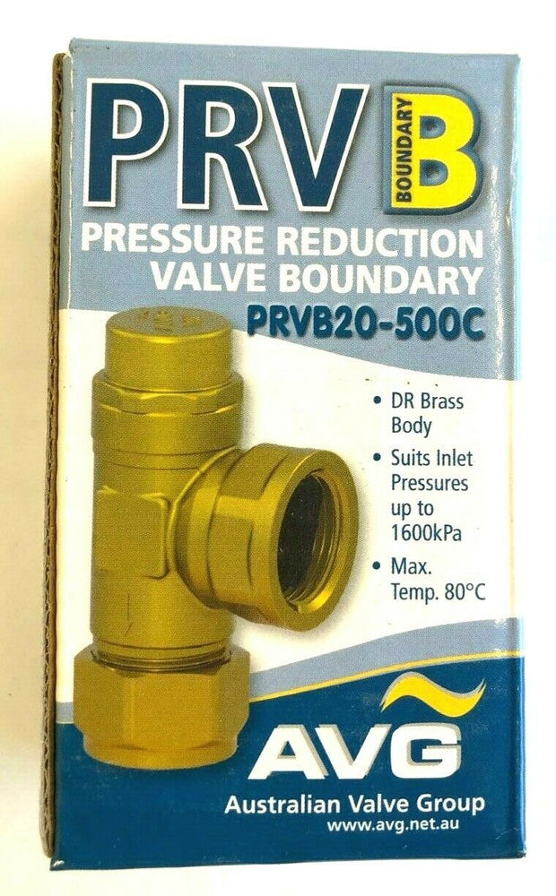 AVG PRVB20-500C 500kPa Pressure Reduction Valve Boundary 20mm 3/4