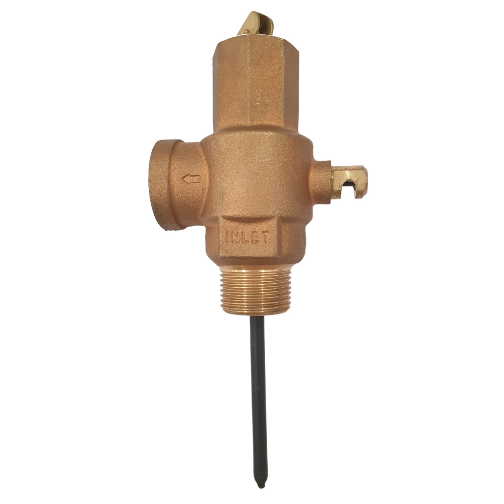 
                  
                    Load image into Gallery viewer, AVG PTR25/700 25mm (1&amp;quot;) 700kPa Commercial PTR Pressure Temperature Relief Valve Back View
                  
                